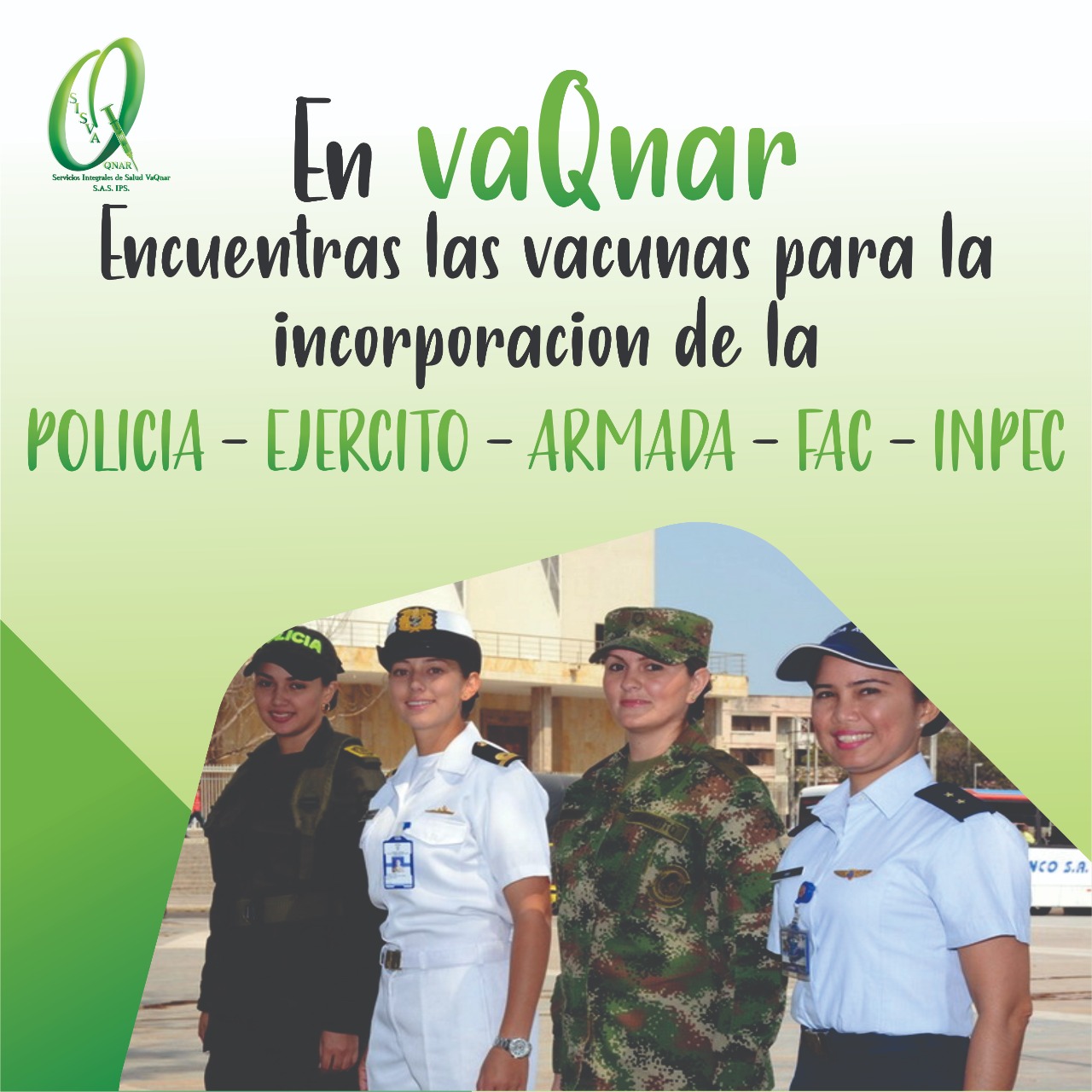 Vacunas fuerzas armadas